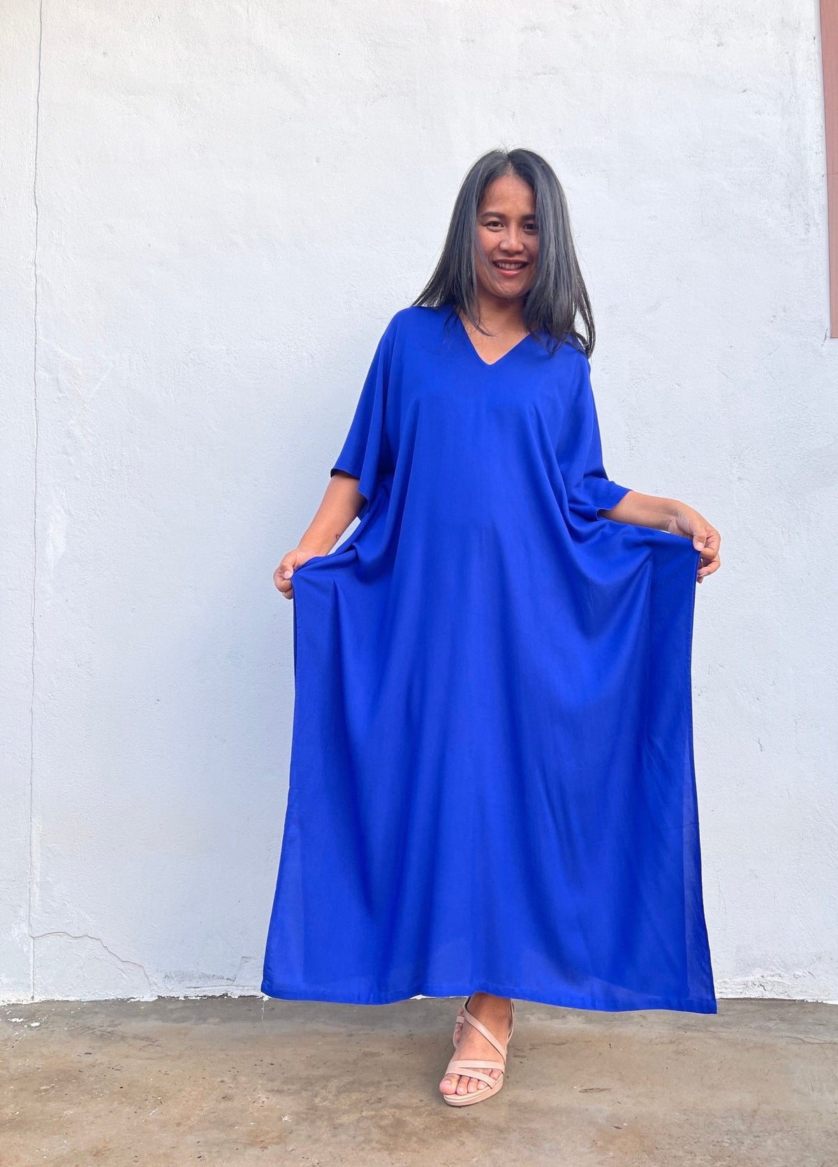 Nora Kaftan in Royal Blue - Mala Handworks