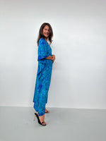 Nora Kaftan in Sapphire Tie Dye-N-57-48-Mala Handworks