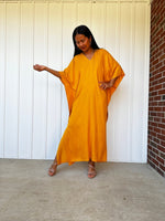 Nora Kaftan in Turmeric Yellow - Mala Handworks