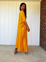 Nora Kaftan in Turmeric Yellow - Mala Handworks