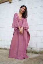 MALA handworks  Olena semi sheer Kaftan in Lilac