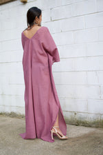 MALA handworks  Olena semi sheer Kaftan in Lilac