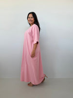 Mala Handworks Olivia Cotton Kaftan in Bubblegum