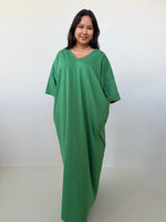 Mala Handworks Olivia Cotton Kaftan in Emerald