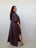 Mala Handworks Grace Cotton Kaftan in Espresso