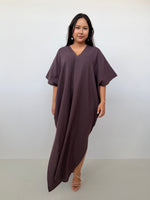 Mala Handworks Grace Cotton Kaftan in Espresso