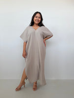 Mala Handworks Grace Cotton Kaftan in Sand