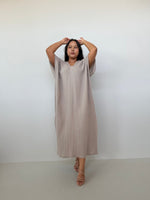 Mala Handworks Grace Cotton Kaftan in Sand