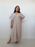 Mala Handworks Grace Cotton Kaftan in Sand