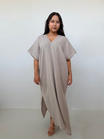 Mala Handworks Grace Cotton Kaftan in Sand