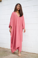 MALA handworks  Ruby Kaftan in Pink