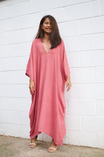 MALA handworks  Ruby Kaftan in Pink