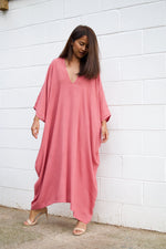 MALA handworks  Ruby Kaftan in Pink