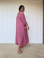 MALA handworks  Ruby Kaftan in Salmon Pink