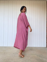 MALA handworks  Ruby Kaftan in Salmon Pink