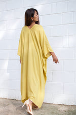 MALA handworks  Ruby Kaftan in Yellow