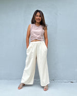 Tala Cream Pants front view