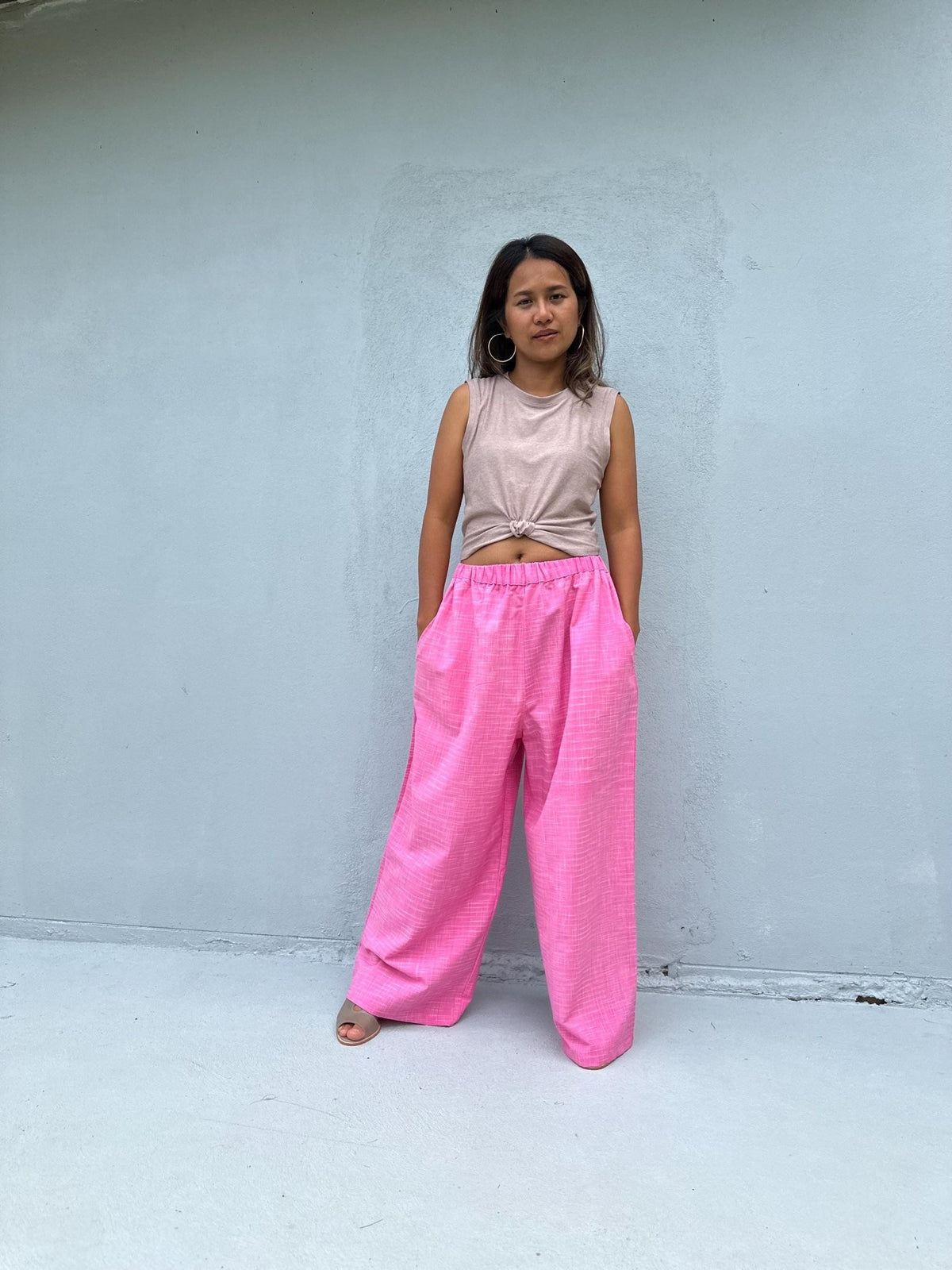 Tala Fuchsia Pants front view