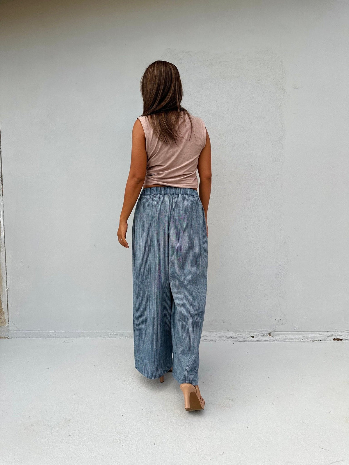 Tala Mist Striped Pants front view