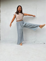 Vivian Wide-Leg Cotton Pants in Mist-VV-10-Mala Handworks