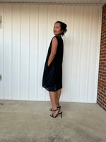 MALA handworks Wowwa Mini dress in Black and Hand Crochet
