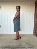 MALA handworks Wowwa Mini dress in Gray and Hand Crochet