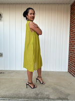 MALA handworks Wowwa Mini dress in Light Green and Hand Crochet