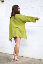 MALA handworks  Xia Long Blouse in Lime Green