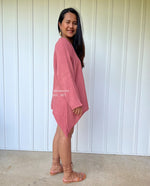 MALA handworks  Xia Long Blouse in Salmon Pink