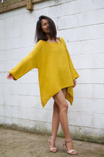 MALA handworks  Xia Long Blouse in Yellow