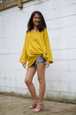 MALA handworks  Xia Long Blouse in Yellow