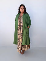 Yara Open Cardigan in Moss-Y-16-Mala Handworks
