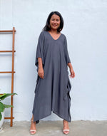 MALA handworks Mala Kaftan in Dark Gray