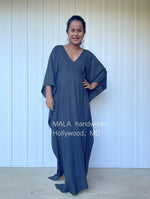 MALA handworks  Mala Kaftan in Dark Gray