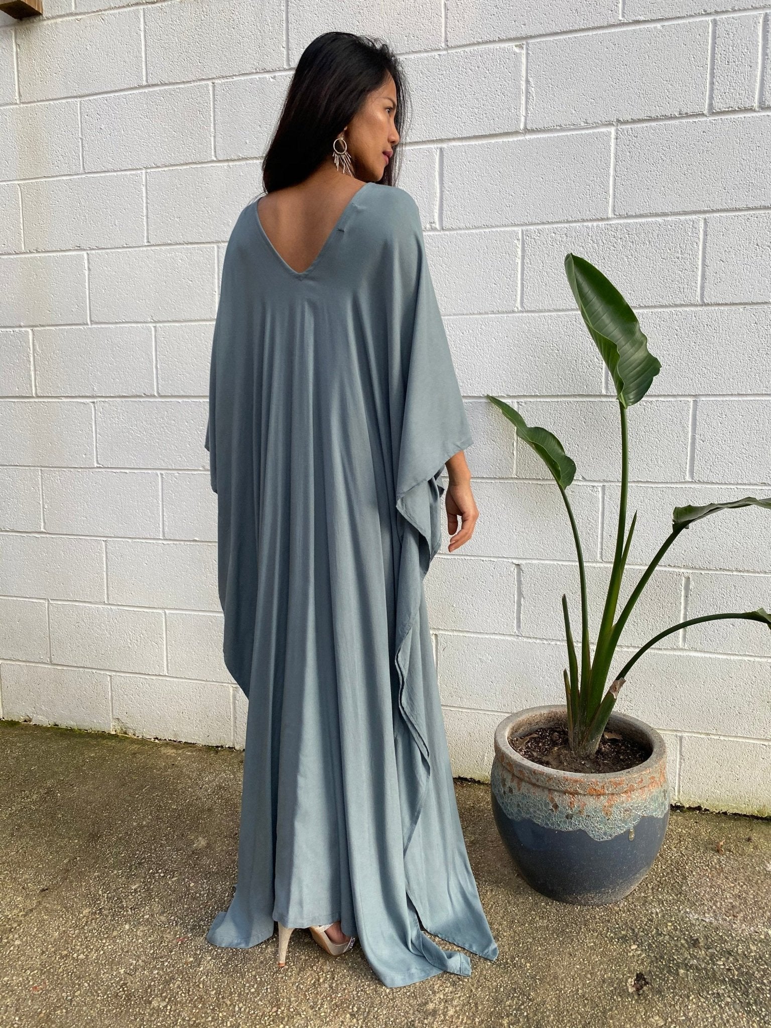 MALA handworks  Mala Kaftan in Gray