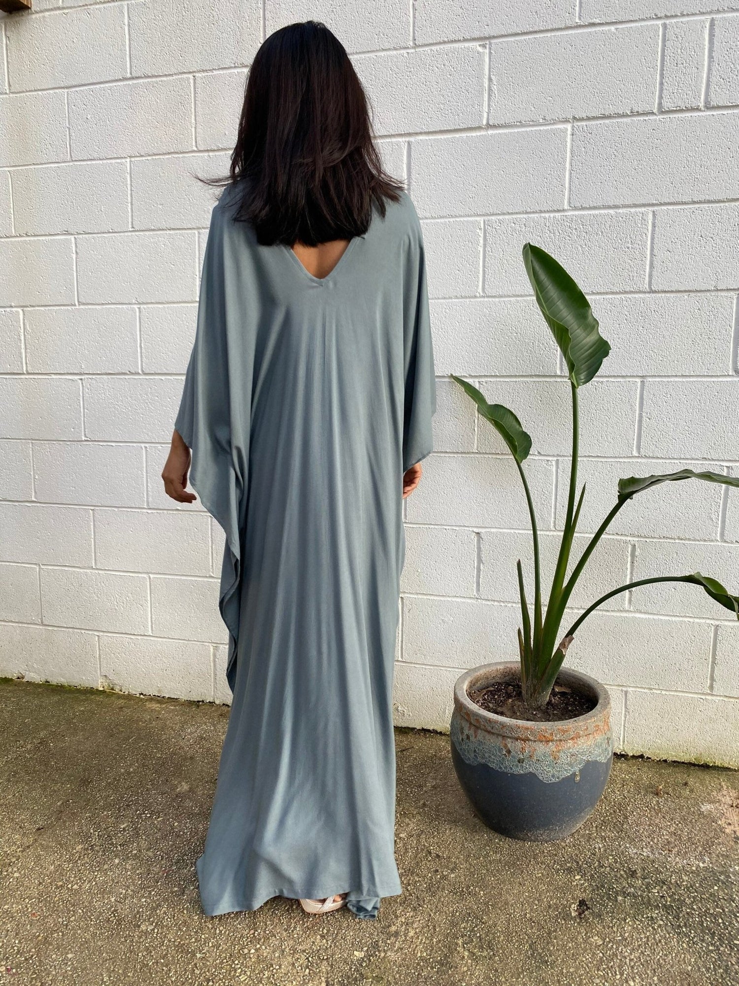 MALA handworks  Mala Kaftan in Gray
