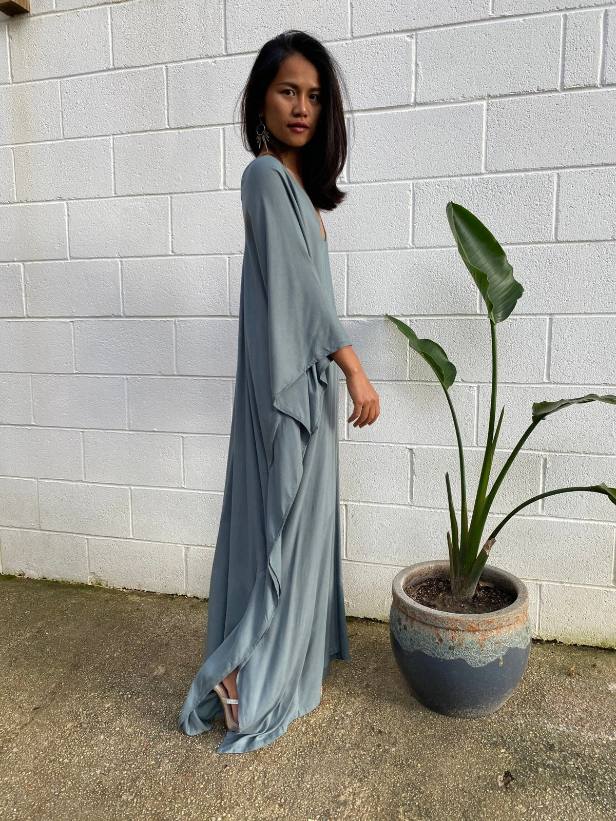 MALA handworks  Mala Kaftan in Gray
