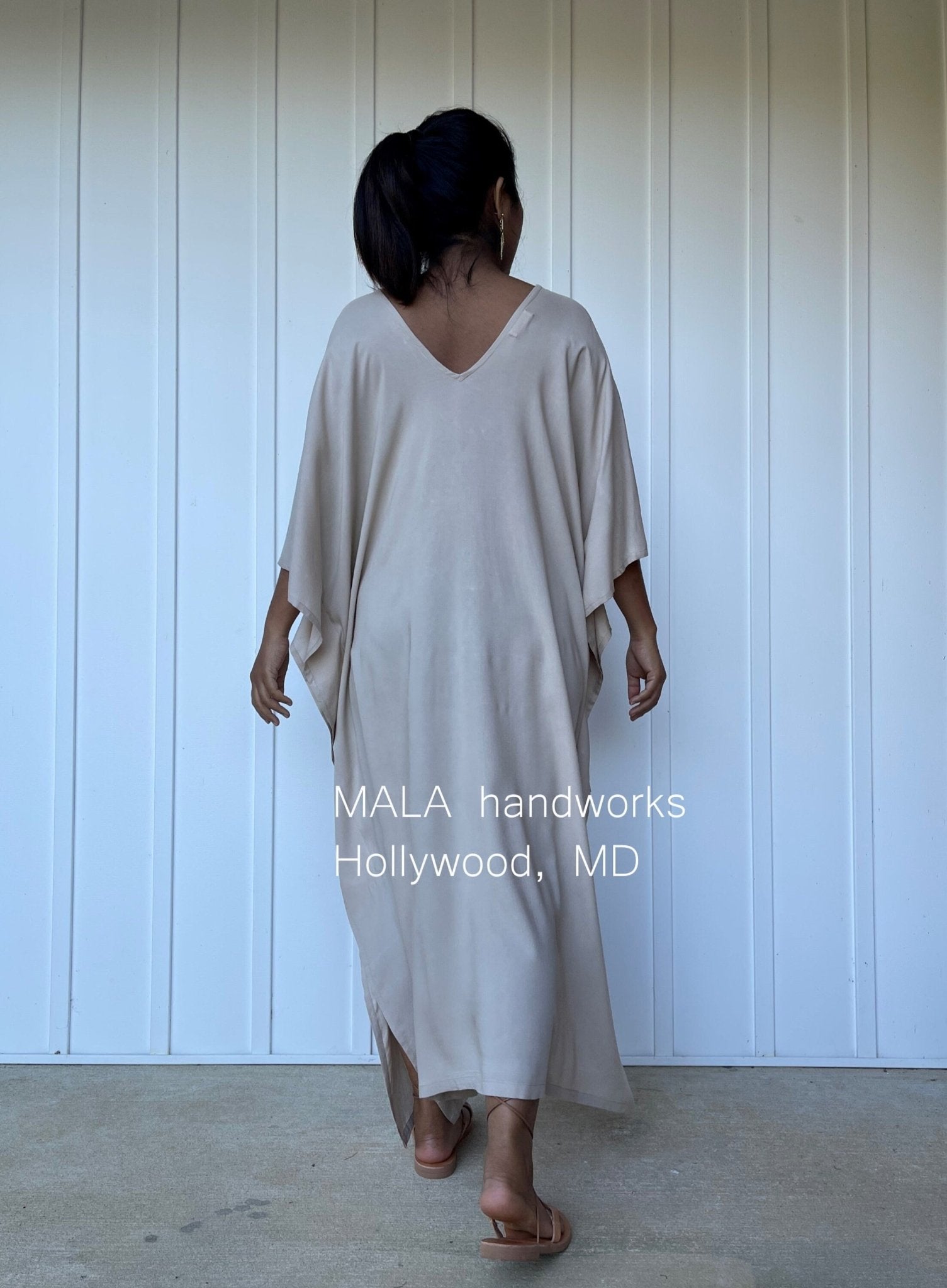MALA handworks  Mala Kaftan in Khaki