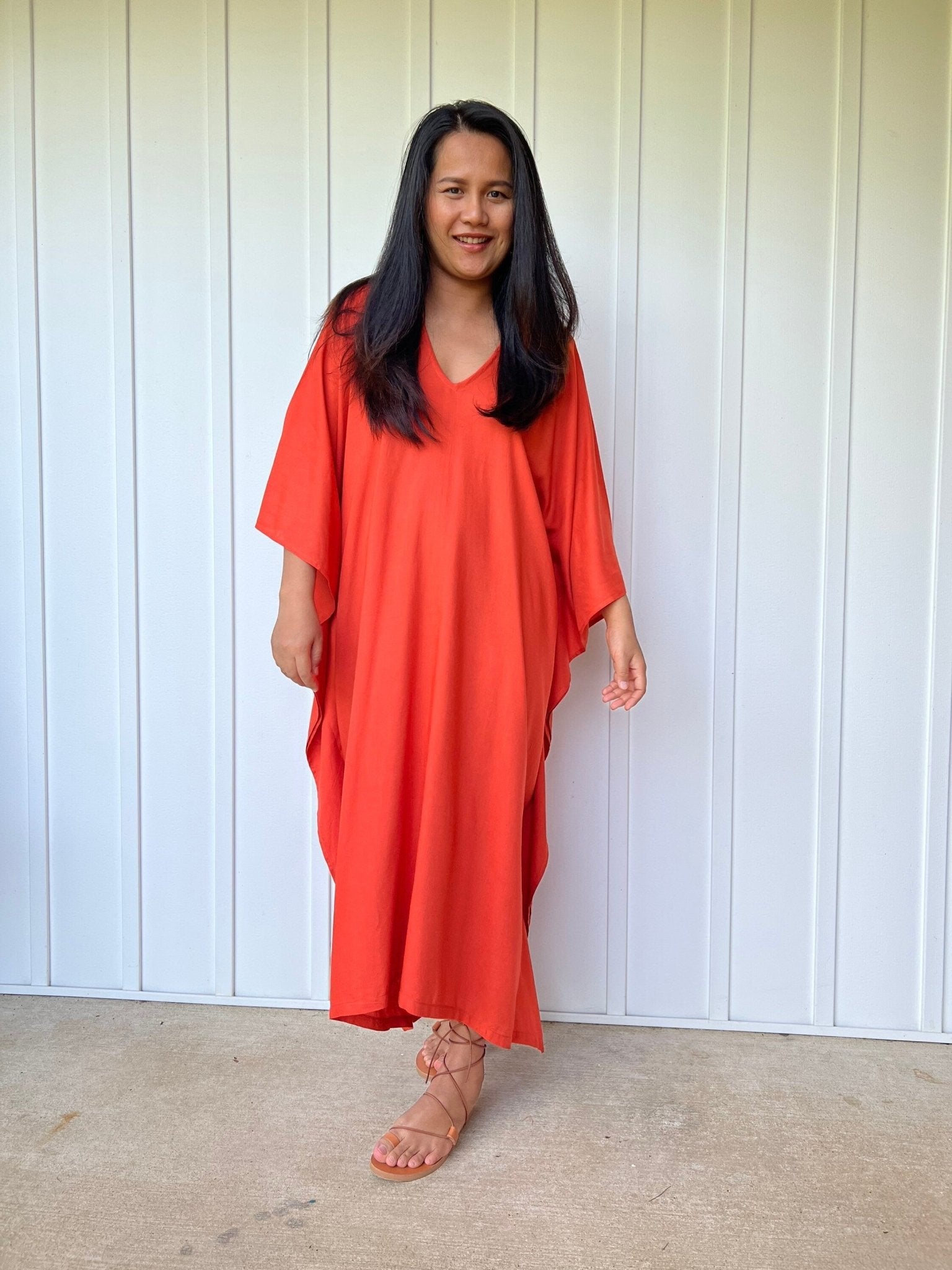 MALA handworks  Mala Kaftan in Orange