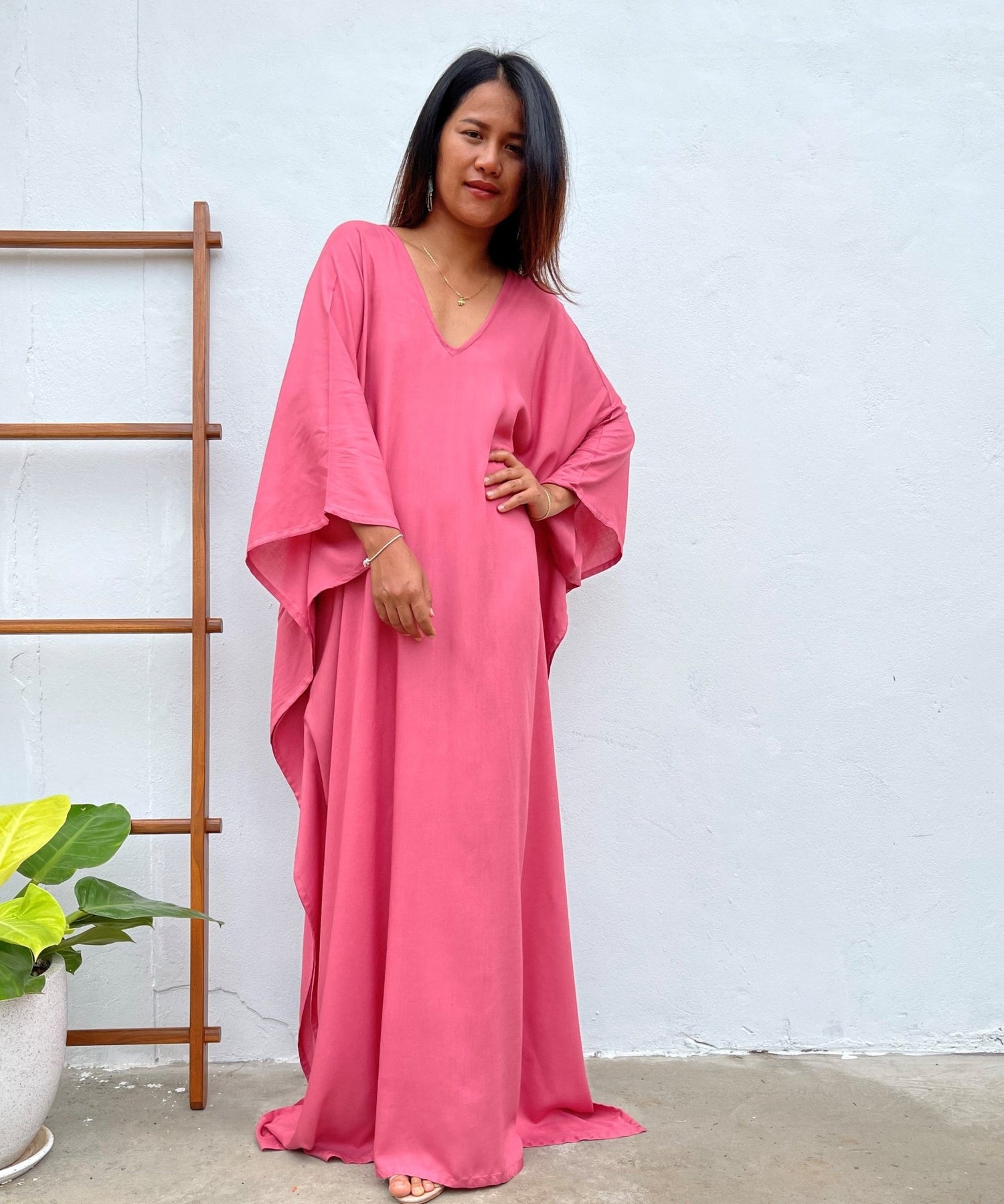 MALA handworks Mala Kaftan in Pink