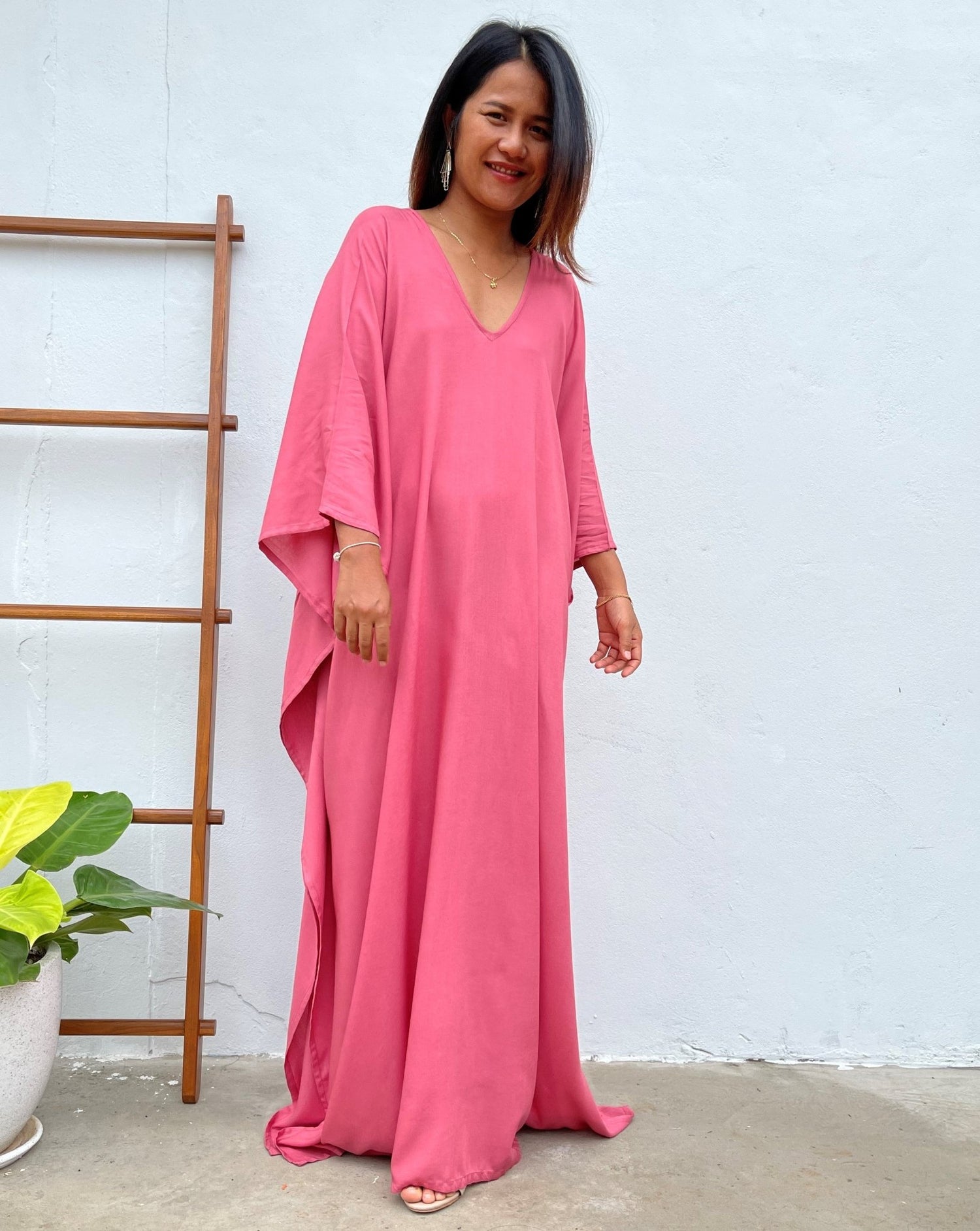 MALA handworks Mala Kaftan in Pink