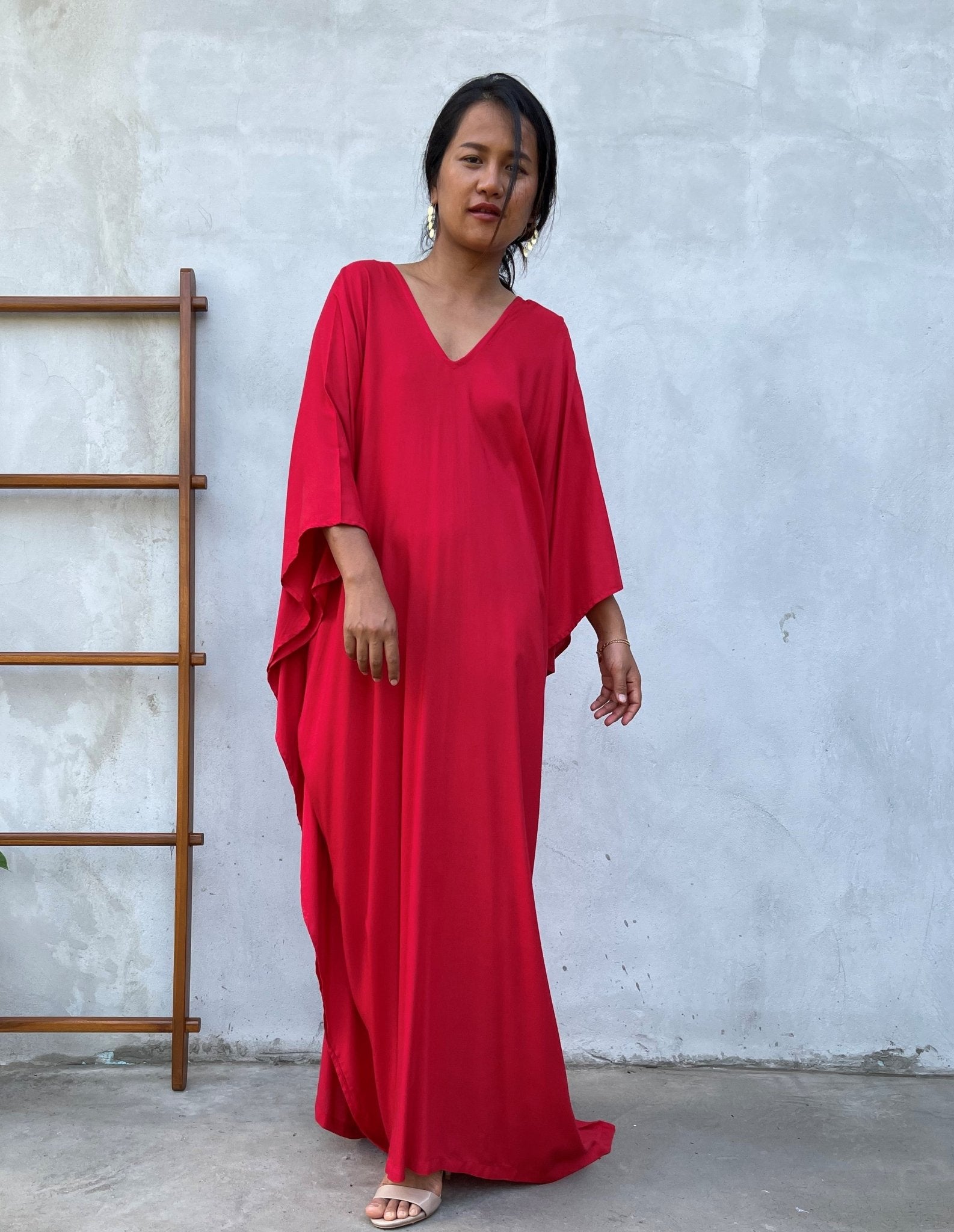 MALA handworks Mala Kaftan in Red