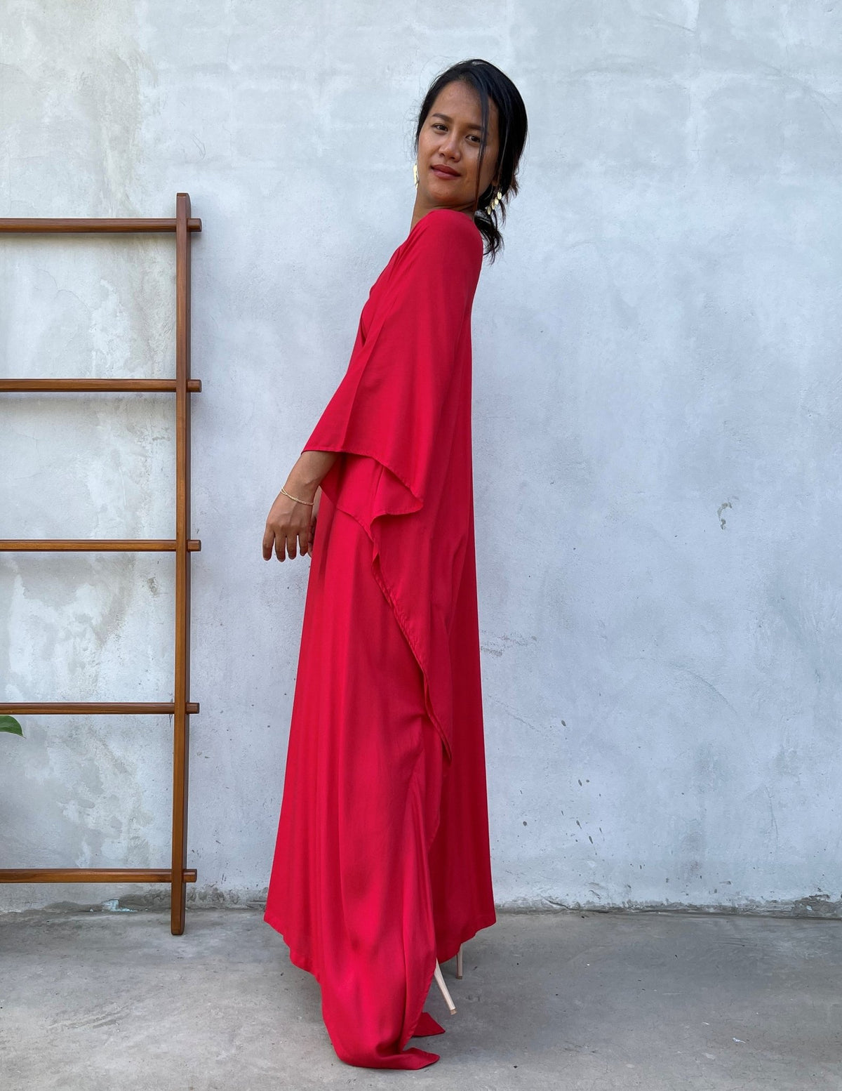 MALA handworks Mala Kaftan in Red