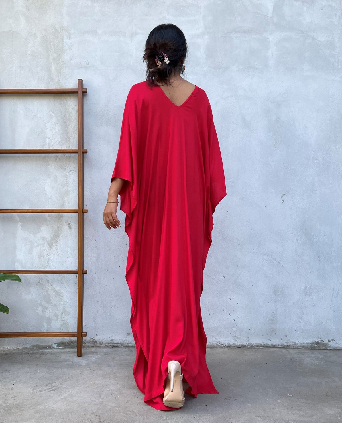 MALA handworks Mala Kaftan in Red