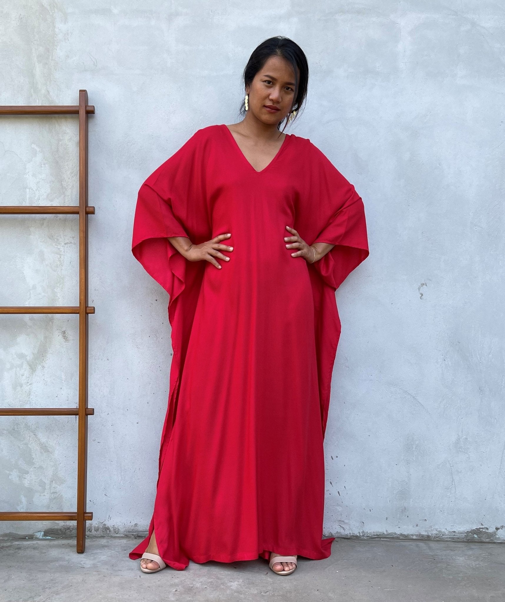 MALA handworks Mala Kaftan in Red