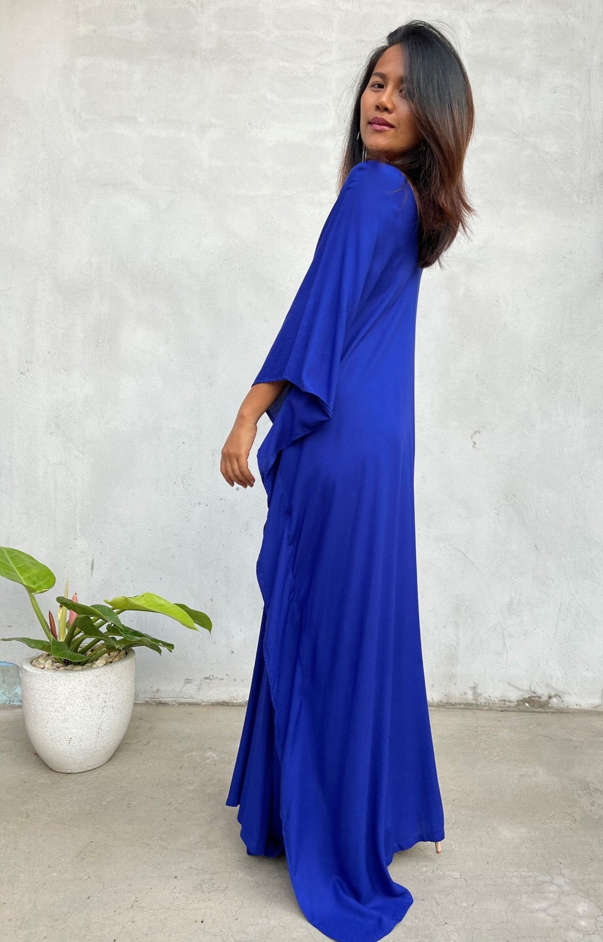 MALA handworks Mala Kaftan in Royal Blue