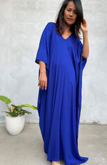 MALA handworks Mala Kaftan in Royal Blue