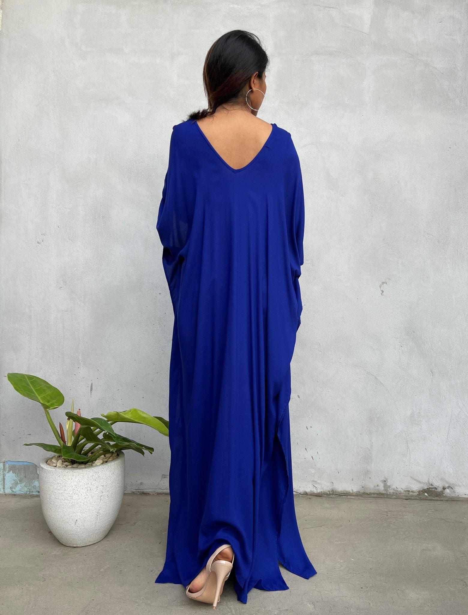 MALA handworks Mala Kaftan in Royal Blue