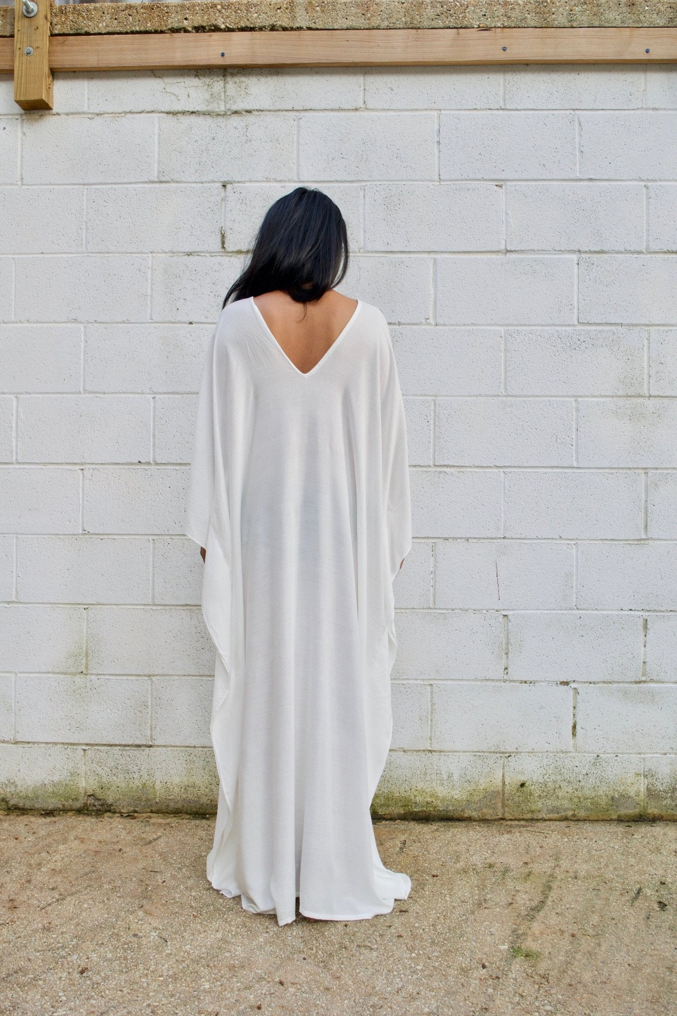 MALA handworks Mala Kaftan in White