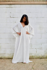 MALA handworks Mala Kaftan in White